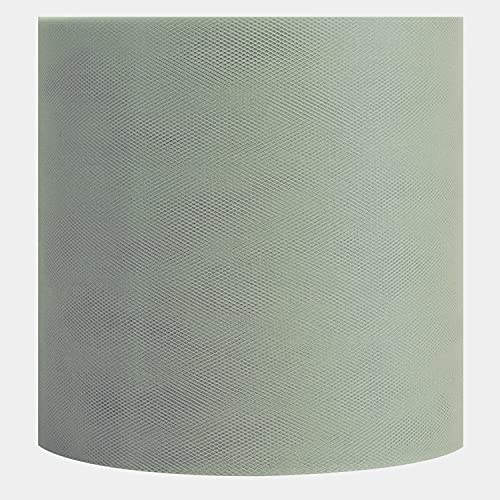 ICOSHOW Tulle Fabric Roll  6  by 200 Yards (600FT) Tulle Organza Fabric Spool for DIY Tutu Skirt Baby Shower Decor Wedding Backdrop Crafts Birthday Party Supplies (Sliver) - Image 3